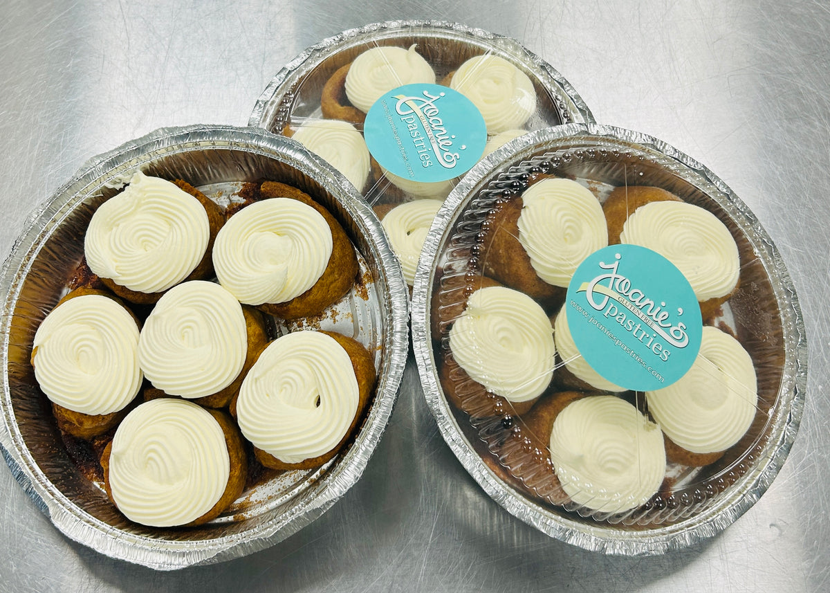 Cinnamon Bun Minis 6 Pack Joanie's Pastries Gluten Free Incorporated