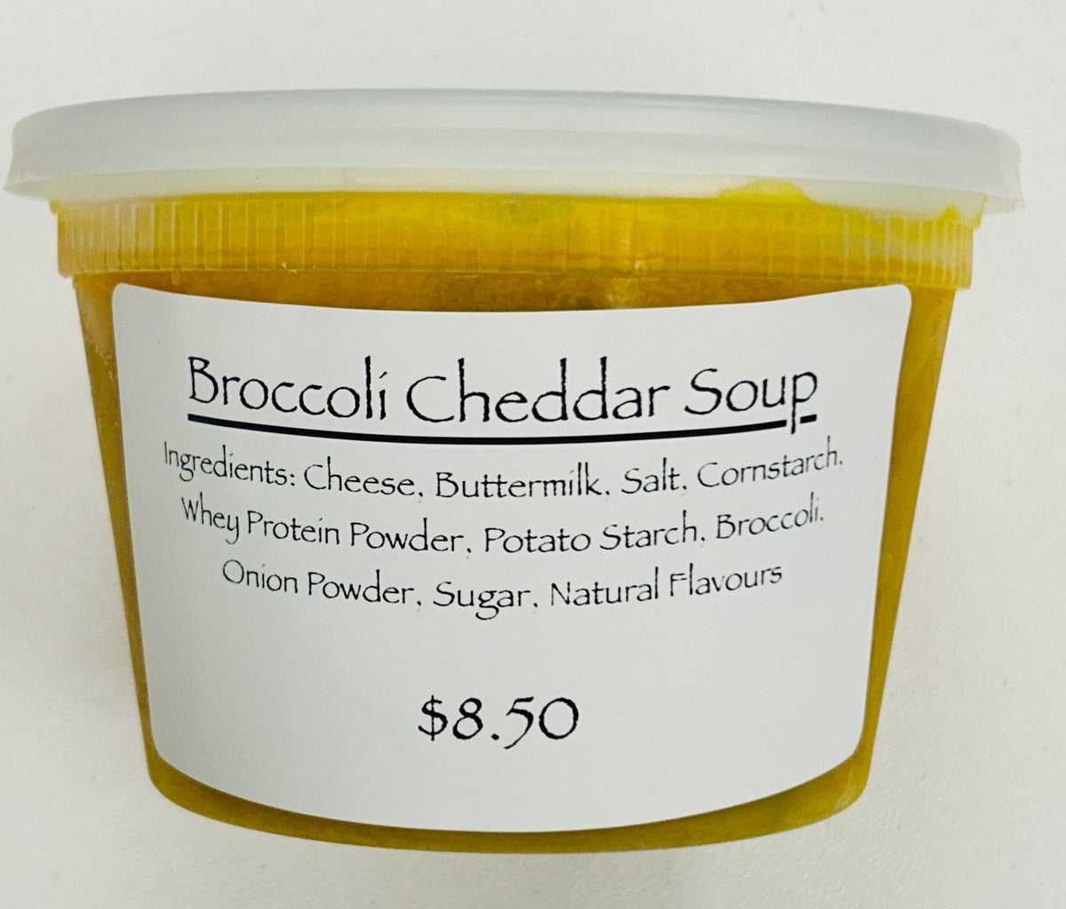 Broccoli Cheddar Soup Joanie's Pastries Gluten Free Incorporated