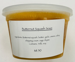 Butternut Squash Soup - Single Serving Frozen