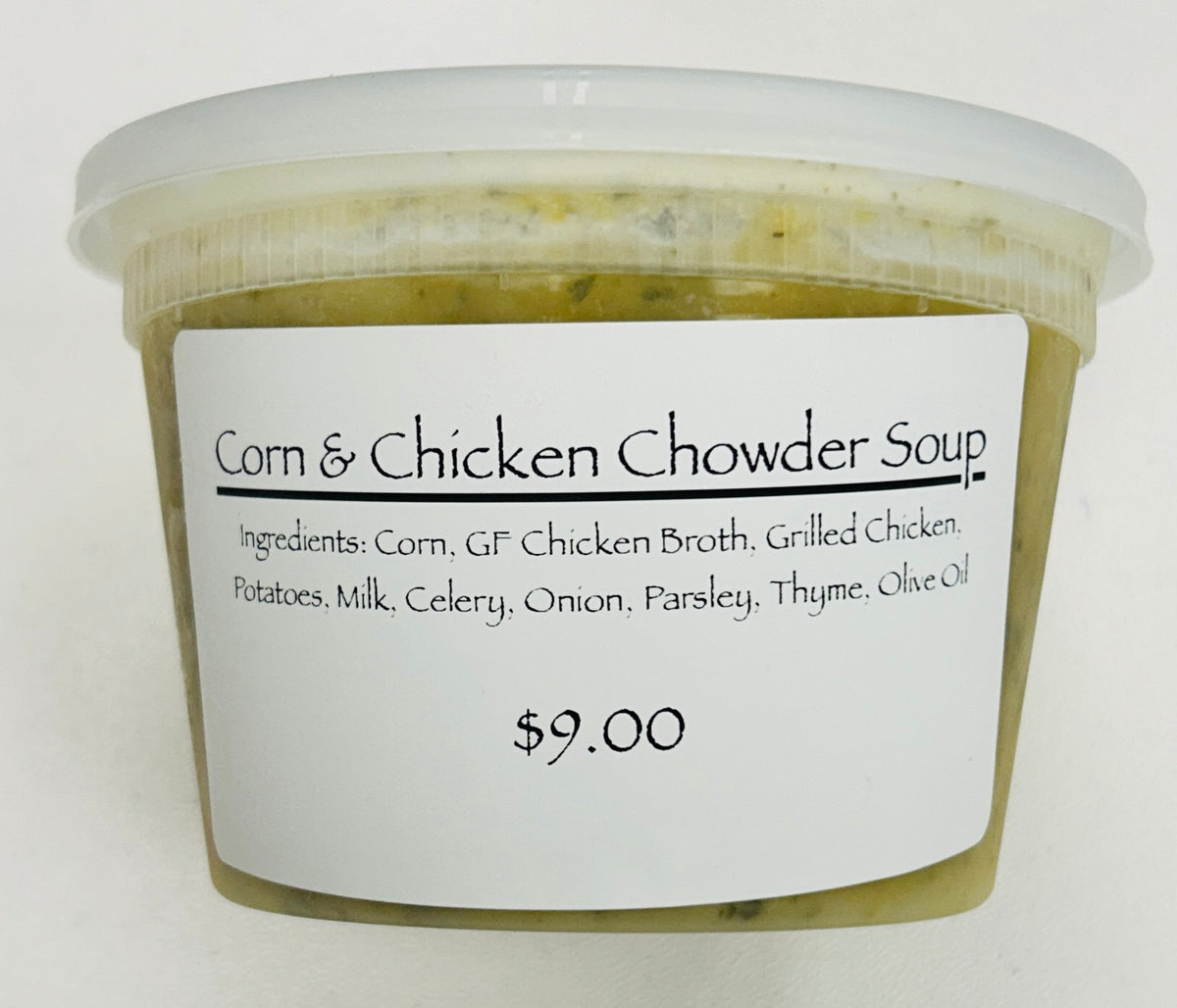 Corn & Chicken Chowder Single Serving Frozen Joanie's Pastries