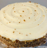 9" Single Layer Carrot Cake