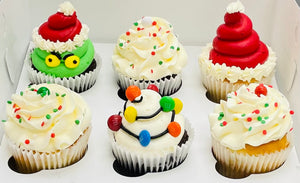 Christmas Cupcakes - Package of 6
