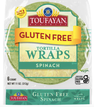 Spinach Wraps - by Toufayan